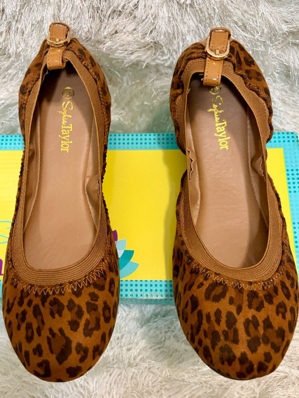 Sophia Taylor Cheetah Print Flat- Size 9.5 (Brand New)